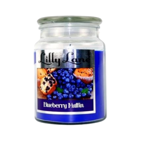 Lilly Lane Blueberry Muffin Scented Candle Large Lidded