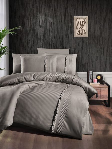 Cottonbox 6 Piece Deluxe Ranforce Duvet Set - Sweetness White