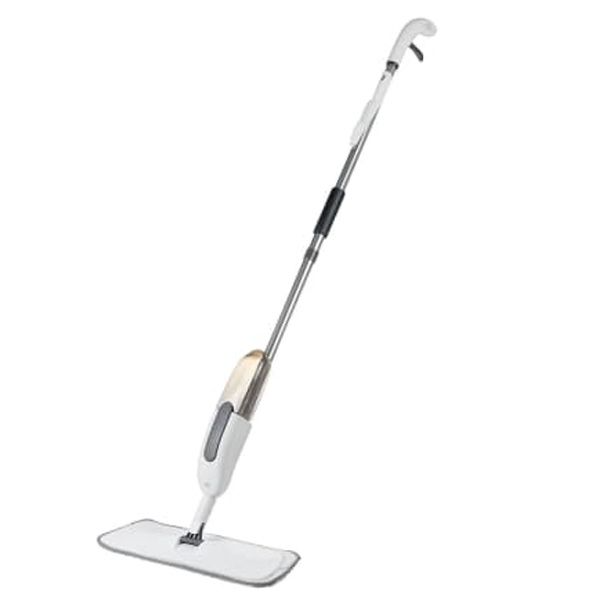 Spray Mop with Brush Cleaner Water Spraying Floor Cleaner For All Surfaces