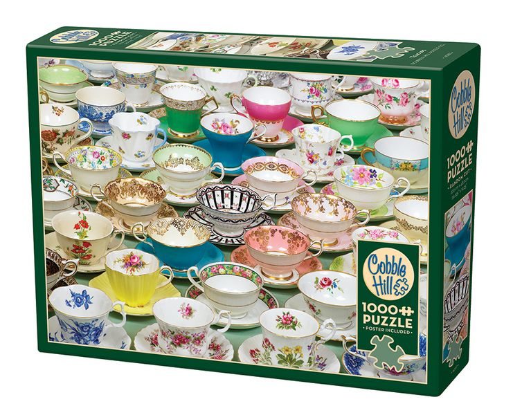 Cobble Hill Teacups 1000 Piece Puzzle