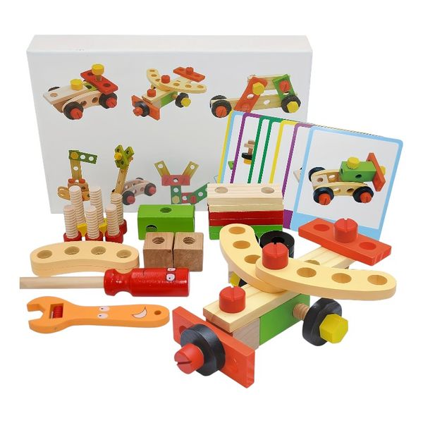 Wooden Simulation Toolbox Kit - Brown