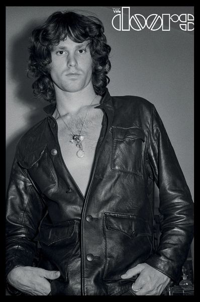 The Doors Jim Morrison Poster with Black Frame - 66cm x 96.5cm