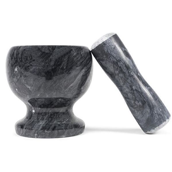 Mortar &amp; Pestle Black Marble
