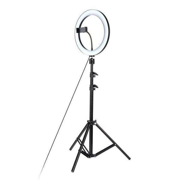 5-in-1 180° Rotatable 3-Mode LED Ring Light & Adjustable Tripod Stand ...