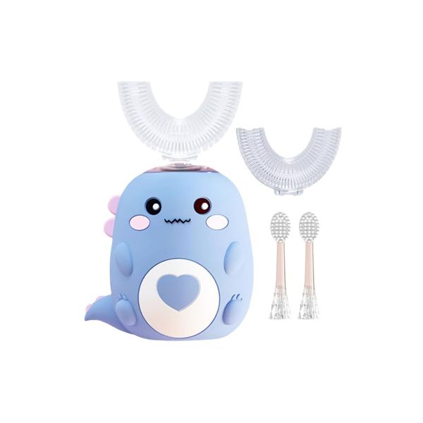 Kids U Shaped Electric Toothbrush with 4 Brush Heads(Ages 2-12)