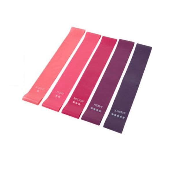 Olive Tree-Resistance Bands Set of 5 (10, 15, 20, 30 and 40 pounds)