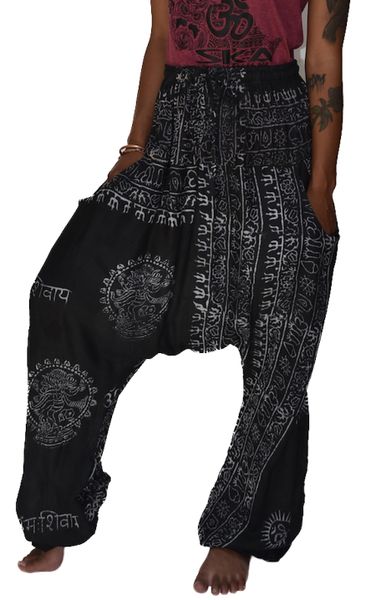 SKA Thin Ohm Harem Pant- Black