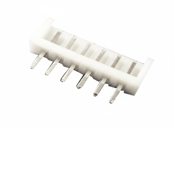 XY133-06ST: Low-Profile Straight Locking Header - 2.5mm 6-Way