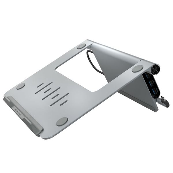 Adam Elements CASA Hub 5-in-1 USB-C Laptop Stand - Space Grey