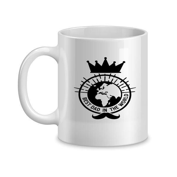 Best in World Coffee Mug for Him Father's Day Graphic Cups Men Present 051
