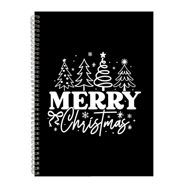 Merry Christmas Tree Writing Notepad Gift Idea Notebook A4 402