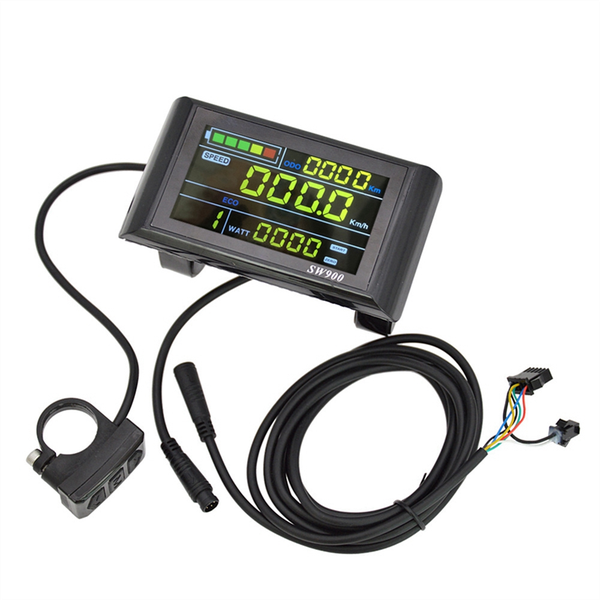 Sw900 Lcd Display Meter Control Panel 24 36 48V 52V 60V 5 Pins Plug