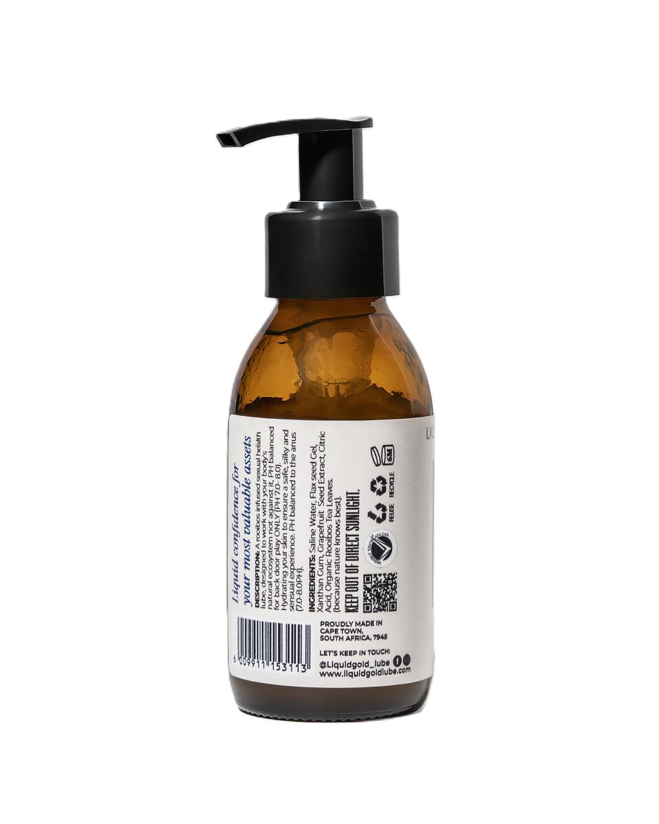 Liquid Gold Lube Backdoor Edition- Water Based - Organic 100ml