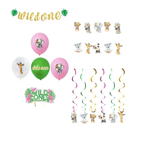 Party Decoration Animal Safari Themed Balloons &amp; Accessories