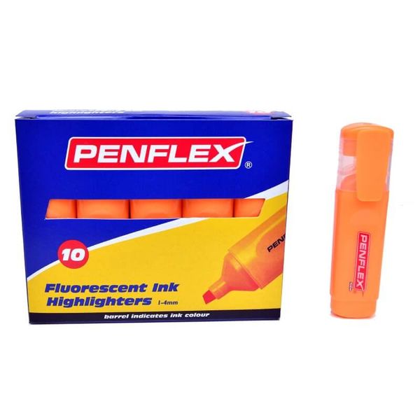 Orange Highlighters , Box Of 10 image