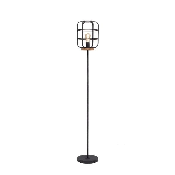 The Lighting Warehouse - Floor Lamp Fabrica 1 Light Black