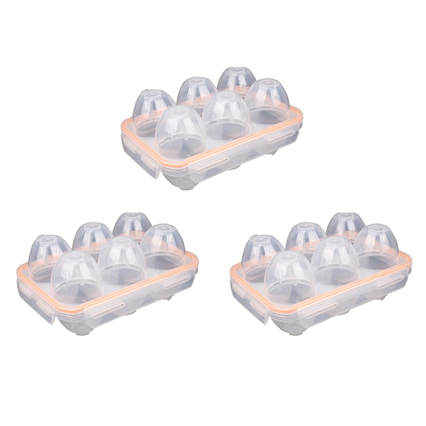 Portable Camping And Leakproof 6 Eggs Carrier Container Case