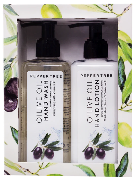 Pepper Tree Olive &amp; Avo Hand Wash &amp; Hand Lotion Gift Set