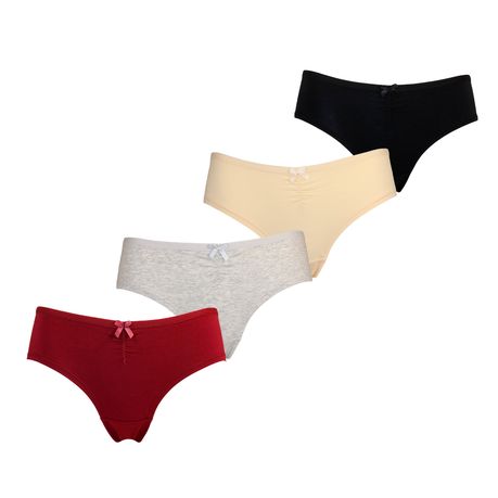 Women's Cotton Bikini Breathale Panty Seamless Comfort Underwear - Pack of  4, Shop Today. Get it Tomorrow!