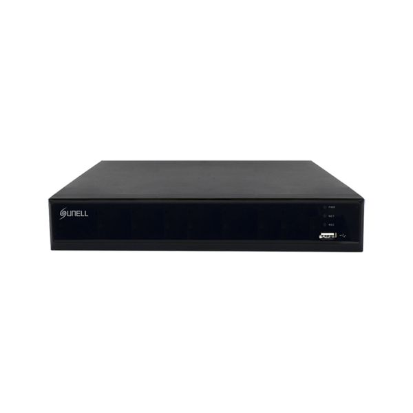 Sunell NVR 8-Channel, 1 Bay, 1x LAN, 8x PoE, H.265