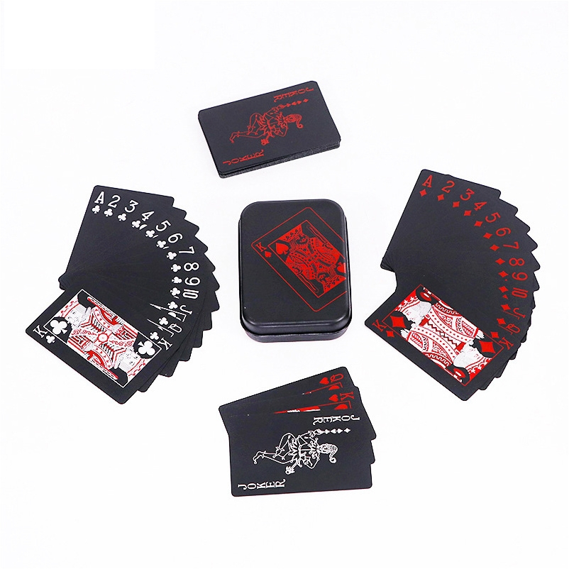 Waterproof Black Poker Cards - Black an Red | Shop Today. Get it ...