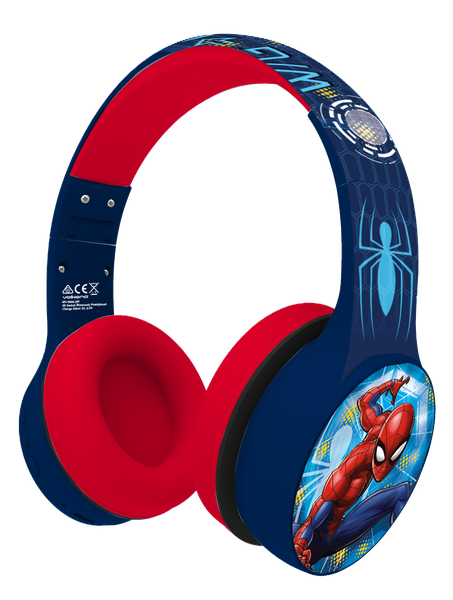 Marvel Spider-Man Bluetooth Padded Headphones for kids with dB Switch