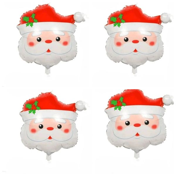 Santa Head-shaped Balloons