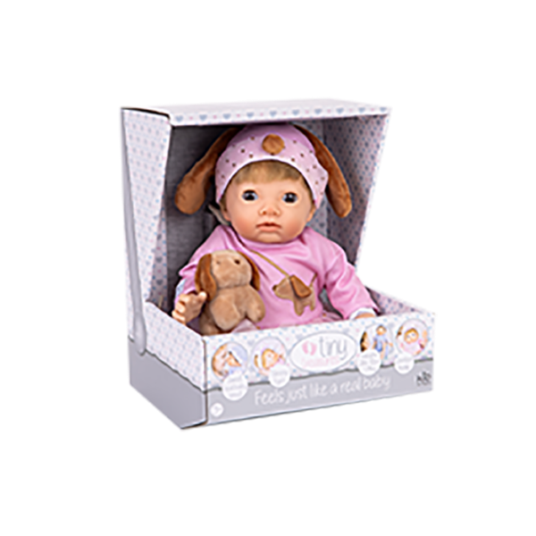 Tiny Treasures Doll Puppy Baby Care Set