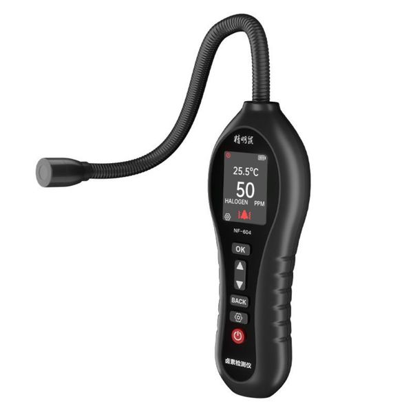 Refrigerant Leak Detector HVAC,0-1000ppm Freon Leak Detector Halogen Gas