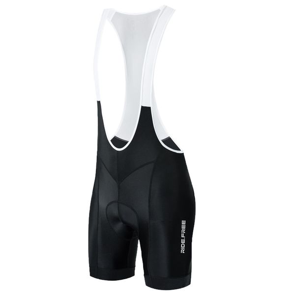 Cycling BIB Shorts - Gel Chamois - Reflective Logo - Mens