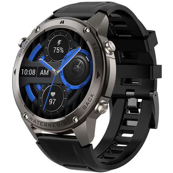 GPS Smartwatch 170+ Sports Modes, Health, 5ATM, Calls, GloryFitPro App