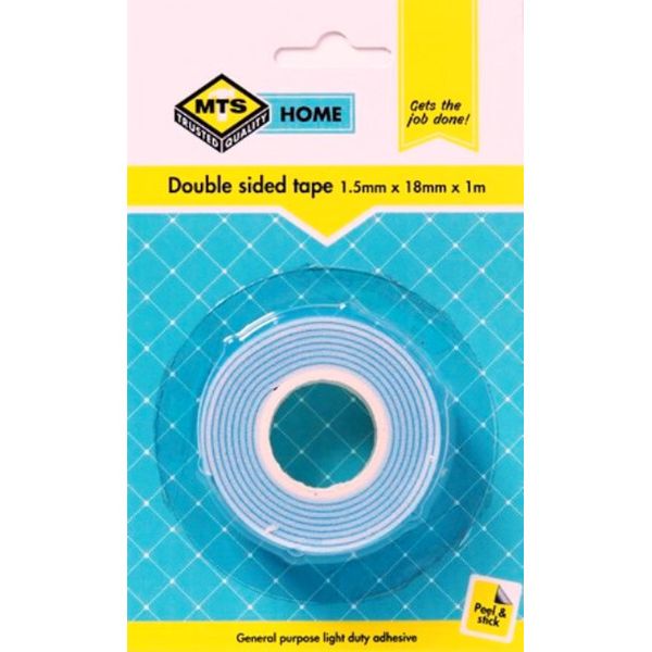 Bulk Pack x 8 MTS - Home Double Sided Tape 1.5x18mmx1mm