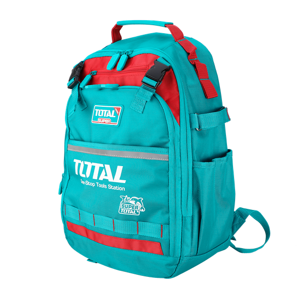 TOTAL Backpack Tools Polyester 380x170x460mm