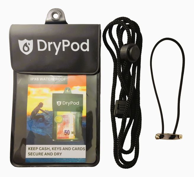 Drypod - Waterproof Key, Cash, Card And Fob Holder For Sports
