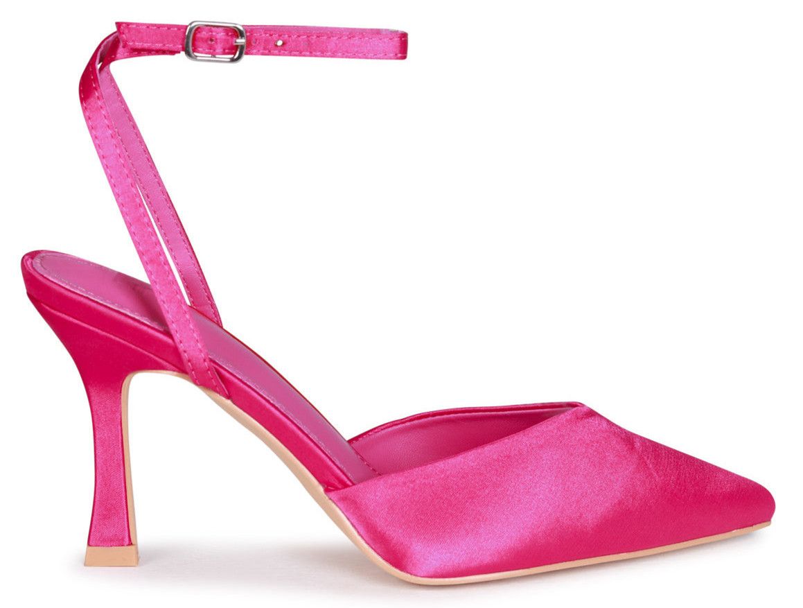 Linzi Ladies - CHRISHELL Satin Heels - Fuchsia Satin | Shop Today. Get ...