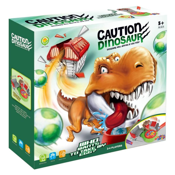 Caution Dinosaur Bite Toy Game