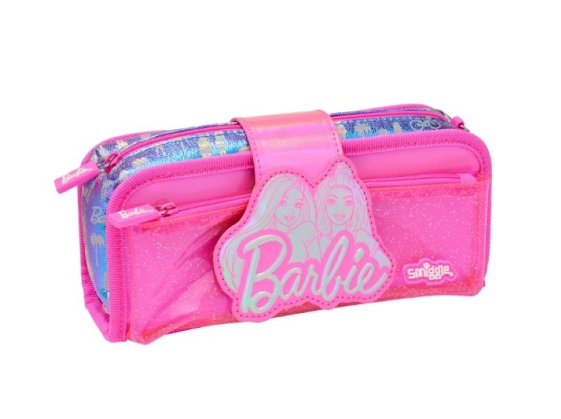 Smiggle Pink Barbie Utility Pencil Case