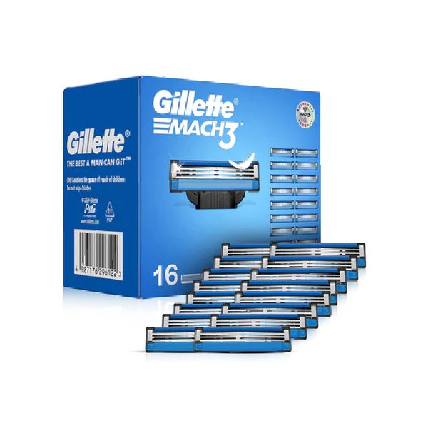 Gillette Mach3 Blades 16 Pieces Jumbo Pack