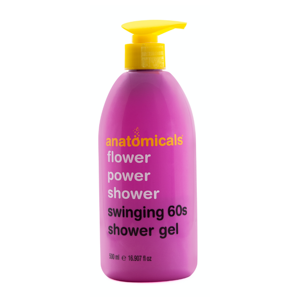 Anatomicals Flower Power Swinging 60S Shower Gel 500ml