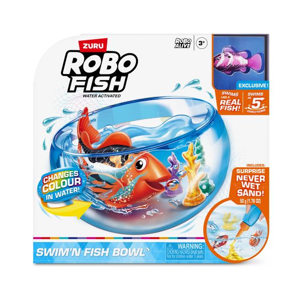 Robo Alive -Water Activated--Series 1-Swimming Fish Playset