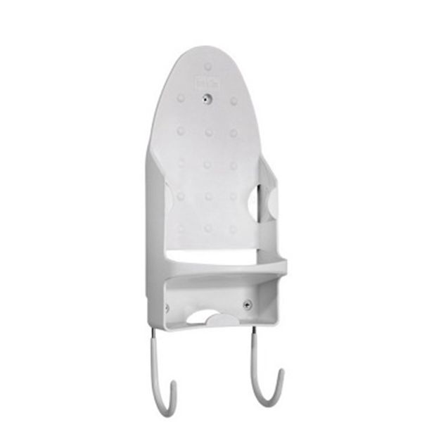 Iron Organizer, Laundry Room Storage, Wall Mount with Holder for Iron