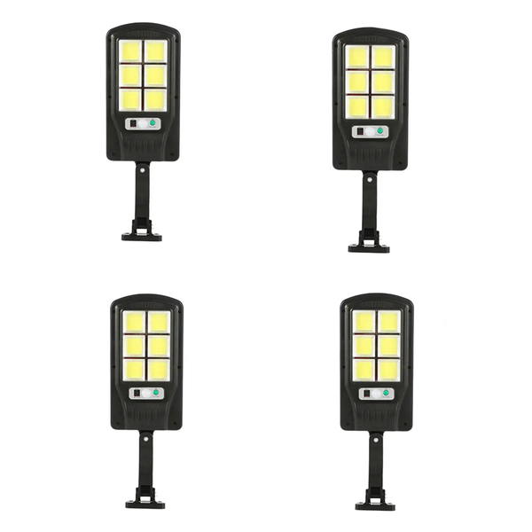 Set of 4 High Brightness Solar Sensor Light with Remote DB-175