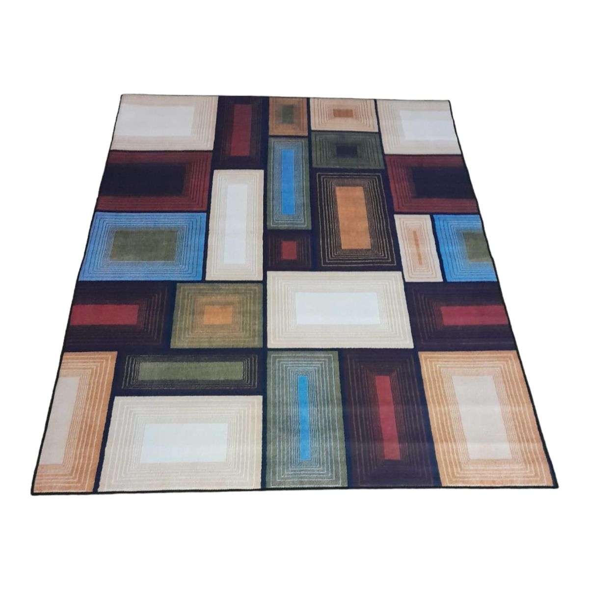 200cm X 150cm - Modern 3d Geometric Design Area Phi10 Rug 