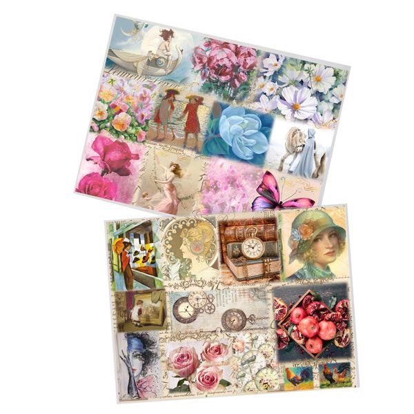 Decoupage Tear Resistant Transfers - Vintage Floral