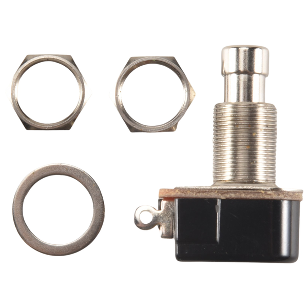 Guitar Pedal 2 Pin SPST Momentary Effects Push Button Foot Switch