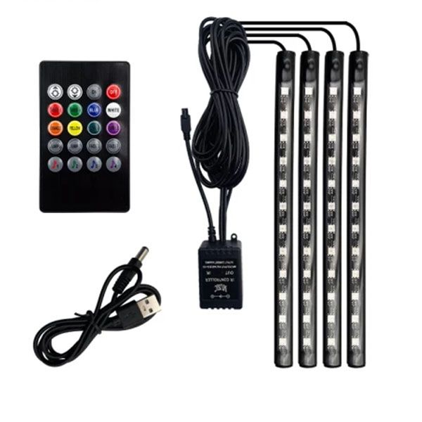 2 Set x Car Interior Deco LED Lights, Vehicles interior Lightings Deco