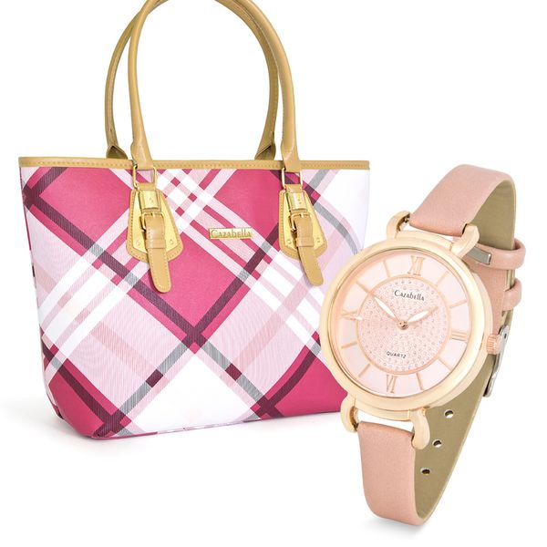 Cazabella Handbag and Watch Combo