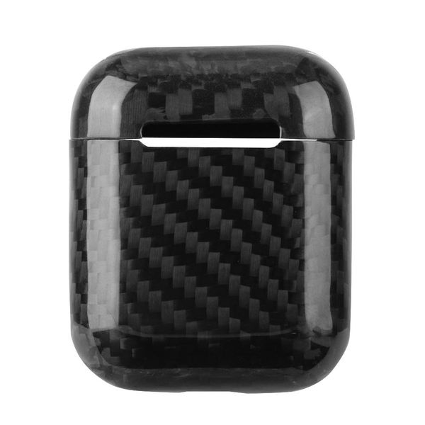 Carbon Fiber Earphone Case Compatible with Airpods 2 Bluetooth Headphones