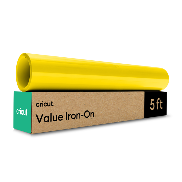 Cricut Value Iron-On 30.5 cm x 1.5 m Yellow