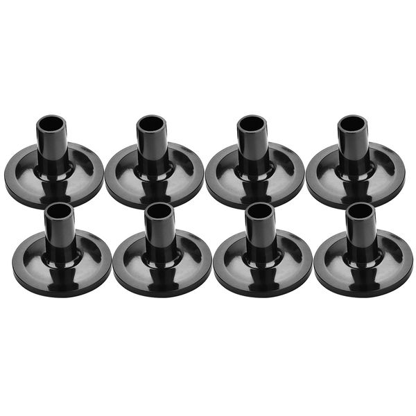 8pieces Black Cymbal Sleeves (Plastic)